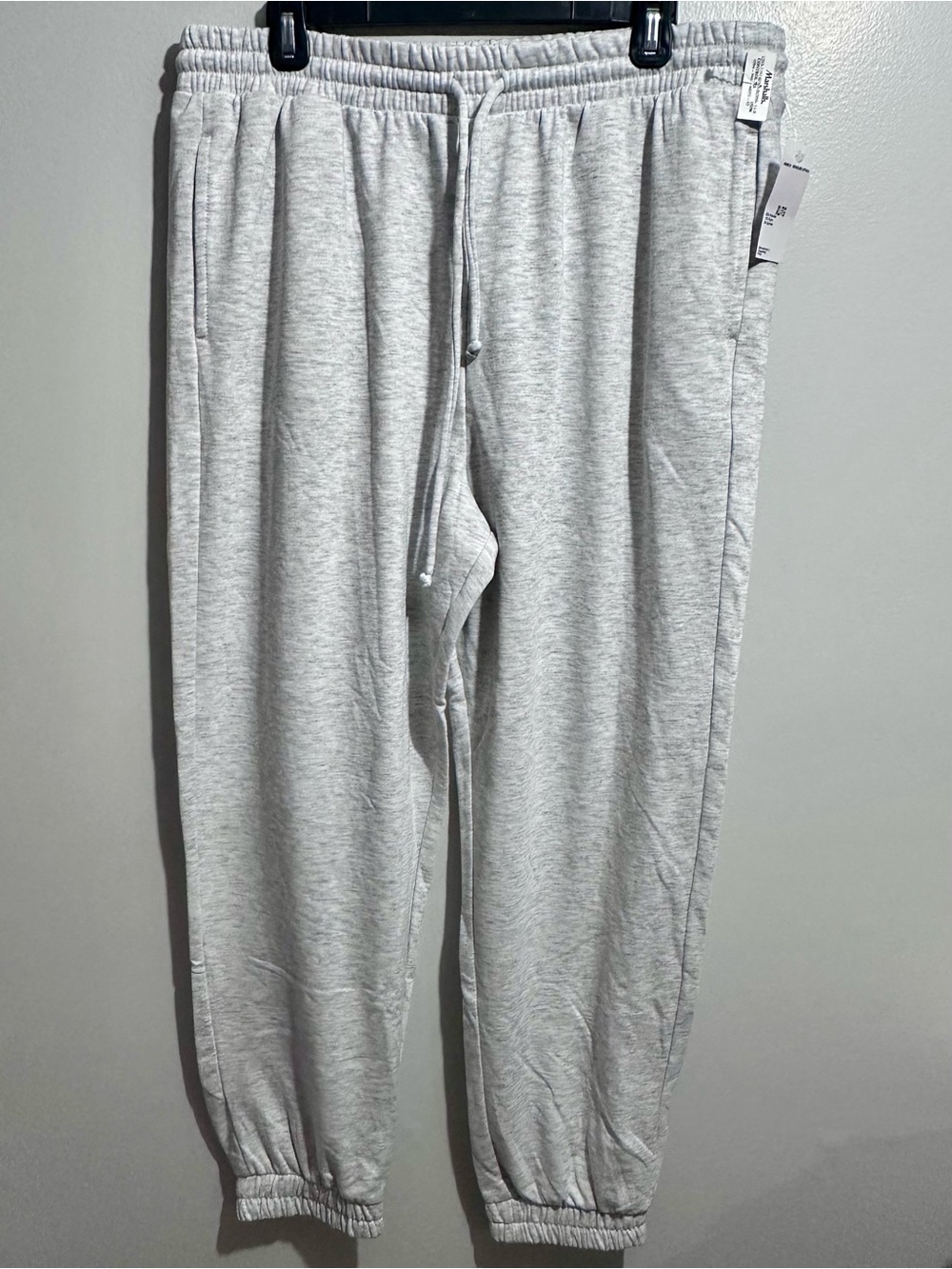 Workshop Republic Clothing Light Gray Elastic Waist Joggers Size XL (1261)